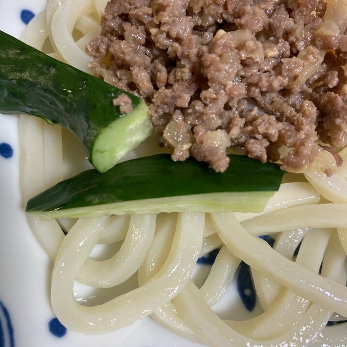 挽き肉うどん